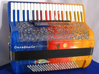 Cavagnolo Reedless wireless MIDI piano accordion